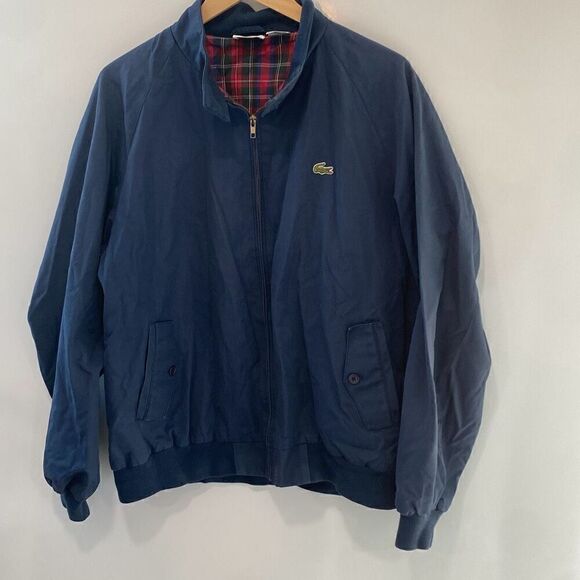 Vintage men’s navy Izod Lacoste zip up jacket XL - Picture 1 of 7